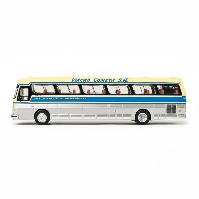 Miniatura Ônibus Scania CMA Flecha Azul V "Viação Cometa" - Escala 1:14 (Controle Remoto)