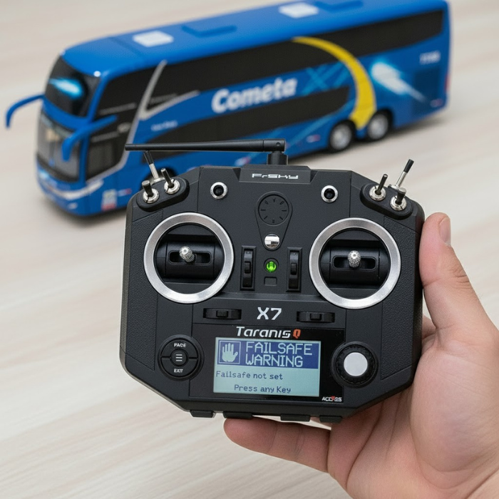 Miniatura Ônibus Tecnobus Tribus II "Itapemirim I" - Escala 1/14 (Controle Remoto)