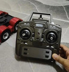 Miniatura Scania S-Series "ServiDiesel" com Carreta Prancha e Tratores - 1/14 (Controle Remoto)